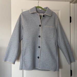 Z Supply Olivia Whipstitch Jacket - Heather gray